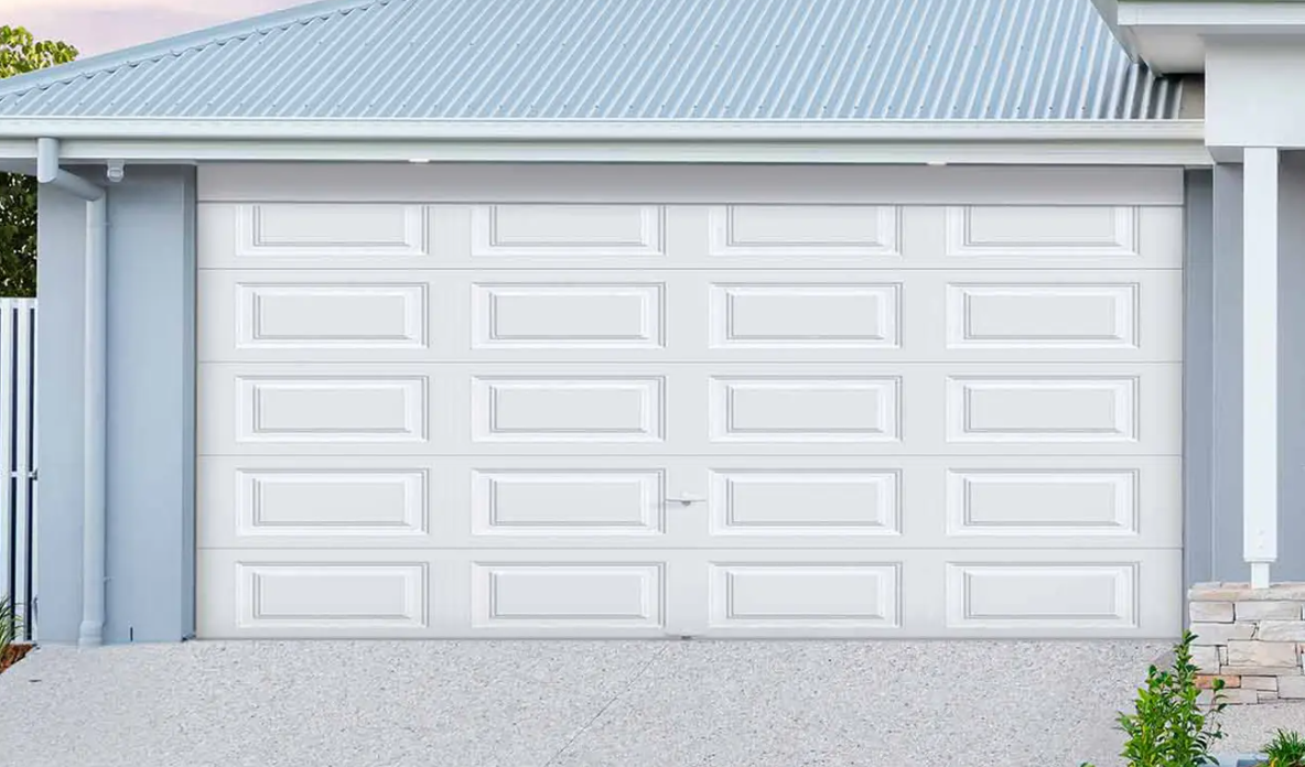 new installed garage door